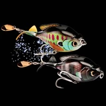 水面旋转尾硬饵 - 耐用的 ABS 结构、逼真的动作、易于使用 - 每次抛竿都能捕获更多鱼！ - 彩色 - 查看 7