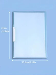 Clear File Folders For Documents With Swing Clip, Report Covers Presentation Folders Resume Folder, A4 Size 31*23cm - Multicolor - View 2