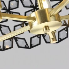 Modern Crystal Chandelier For Living-Room Round Cristal Lamp Luxury Home Decor Light Fixture, Outdoor Garden Lighting For Pathway, Yard, Patio - one-size - View 6