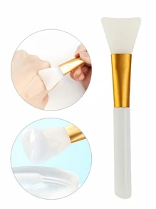 1pc Silicone Face Mask Brush, Beauty DIY, Easy To Apply And Clean, Reusable, Facial Mask Applicator
