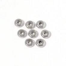 20 roestvrij stalen platte spacer kralen lot 3 4 5 6 8 10mm gouden losse grote grote gaten spacer kralen voor armband DIY sieraden maken accessoires