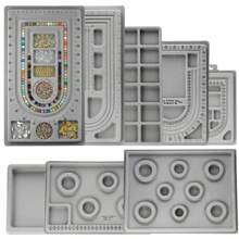 Flockiert Perlenboard Armband Halskette Perlen Zubehör Messgeräte Design Schmuck-DIY Handwerkszeug Schmuckherstellung