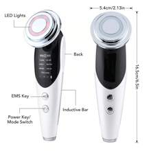 Beauty Essence Introducer Household Electric Facial Beauty Import Instrument USB Rechargeable Facial Beauty Instrument - White - View 8