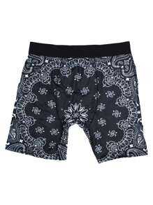 5pcs/Pack Men's Printed Long Boxer Briefs - Multicolor - View 5