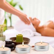 24 Pcs Aluminum Tin Jar Refillable Containers, Aluminum Tin Cans With Screw Lid And Labels, Refillable Travel Sized Cosmetic Containers Small Tins For Lip Balm, Lotion, Cream, Masks, Mini Candles, Cosmetics