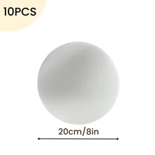 10 Stücke Goldene runde Kuchenkartons, stabile Einweg-Kuchenbasis, fettdichte Kuchenplatte für Hochzeiten, Geburtstagsfeiern und Feiertage, ideal für professionelle Kuchendekoration und -präsentation