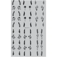 60 3d Ramos Nail Stickers 1 Pre Ready - Mini 1371-1 - Nhiều màu - Xem 2