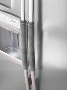 2 piezas Protectores de manija de puerta resistentes al aceite y antideslizantes para refrigerador, microondas, escuela, oficina, hogar, viajes, bolso, organizador, almacenamiento