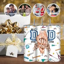 1 miếng 20 Oz Tên tùy chỉnh Cốc thủy tinh bằng thép không gỉ Được cá nhân hóa Tên thành viên gia đình DIY Cốc cà phê, Số lượng thành viên trong gia đình (1-6) Cốc nước Bình nước công cụ in hình cá nhân, Món quà lý tưởng được cá nhân hóa cho bố, Món quà độc đáo cho bố, Tặng Món quà hoàn hảo cho Ngày của Cha, Món quà được cá nhân hóa cho món quà Giáng sinh Halloween của cô ấy - 5 đứa trẻ - Xem 9