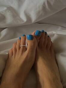 S925 Sterling Silvers Foot Rings Summer Beach Hawaiian Adjustable Open Toe Ring Fits Most Toes For Women Feet Jewelry - Type C - View 2