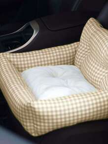 Medium-Small Pet Car Nest - Super Soft Plush Design, Suitable For Comfortable Car Rides, Ideal For Dogs, Perfect For Outdoor Adventures In Autumn And Winter Dog Car Seat Car Seat Covers Dog Car Seat Cover Pet Car Seat - Multicolor - View 11