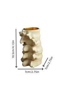 1PC Heart, Spine, Brain, Candlestick Ornament, High End, Retro Ornament, Heart Horror, Decorative Supplies, Props Suitable For Festival Matching Scenes, Home Decoration Ornament Ornament Decor,Home Decor