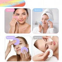 Compressed Facial Sponges In 6 Vibrant Colors - Professional Esthetician's Choice For Makeup Removal And Skin Exfoliation, Round Cleansing Sponges For Women, Ideal For Daily Washing