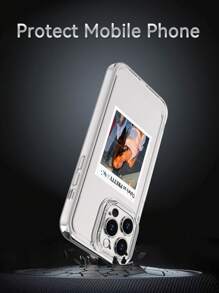 1 Ốp điện thoại in ảnh tùy chỉnh, tương thích với iPhone15/14plus/13pro/12promax/11/7p/7g/Xr/6g/6p, Ốp bảo vệ mềm TPU trong suốt chống rơi, chống vân tay, lý tưởng để chụp ảnh cá nhân, tự sướng, làm quà tặng hình ảnh cho cá nhân, gia đình, bạn bè, tiệc tùng, sinh nhật, kỷ niệm - Trong sáng - Xem 3