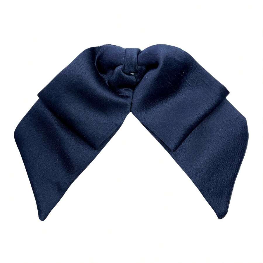 Corbatin de Niña/Dama Ajustable Escolar - Azul Marino - Ver 1