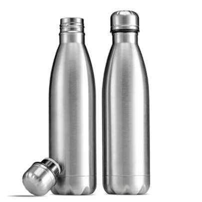 Garrafa Térmica Aço Inox 500ml Portátil Viagem Escolar Metálica MS912