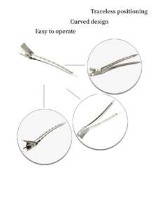 12pcs Y2K Style Metal Hair Clips, Silver & Gold Color, Fashionable Hair Accessories, Chic Side Clips For Women