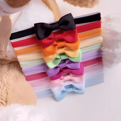 Kit com 10 laços de bebê, Faixa de Maternidade, Enxoval