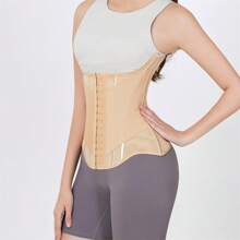 Women Waist Trainer Body Shaper, Tummy Control Fitness Slimming Shapewear Waist Belt - Apricot - View 12