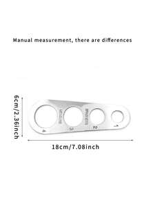 1 miếng giá treo cửa tủ - Bạc - Xem 2