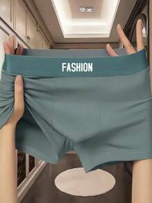 3pcs Breathable & Soft  Men Briefs, Elastic & Comfortable, Suitable For Casual Style