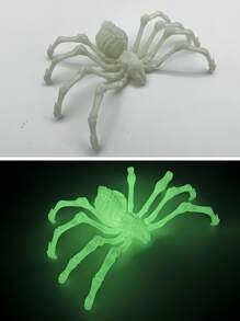 3D Printed Glow-In-The-Dark Big Spider Ornament, Colorful Luminous Spider Realistic Animal Skeleton Model Tarantula - Multicolor - View 11