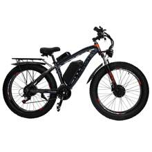 GUNAI GN88 Ebike Mountainbike, 26 x 4,0 Zoll E-Mountainbike, 48V 2000W E Bike, 21 Gang Elektrofahrrad - Dunkelgrau - Übersicht 5