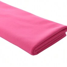 Summer Knitted Plain Fabric Children's Baby BJD Doll Toy Clothes Short-Sleeved T-Shirt Thin Breathable Sweat Cloth Diy Handmade Fabric Yellow Blue Green White Black Red Purple - Multicolor - View 14