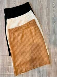 Women's Bubble Skirt - White - View 2