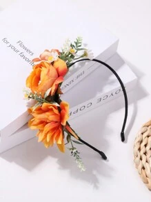 1 件飘逸的森系仿花海滩头带，简约百搭，万圣节必备 - 彩色 - 查看 7