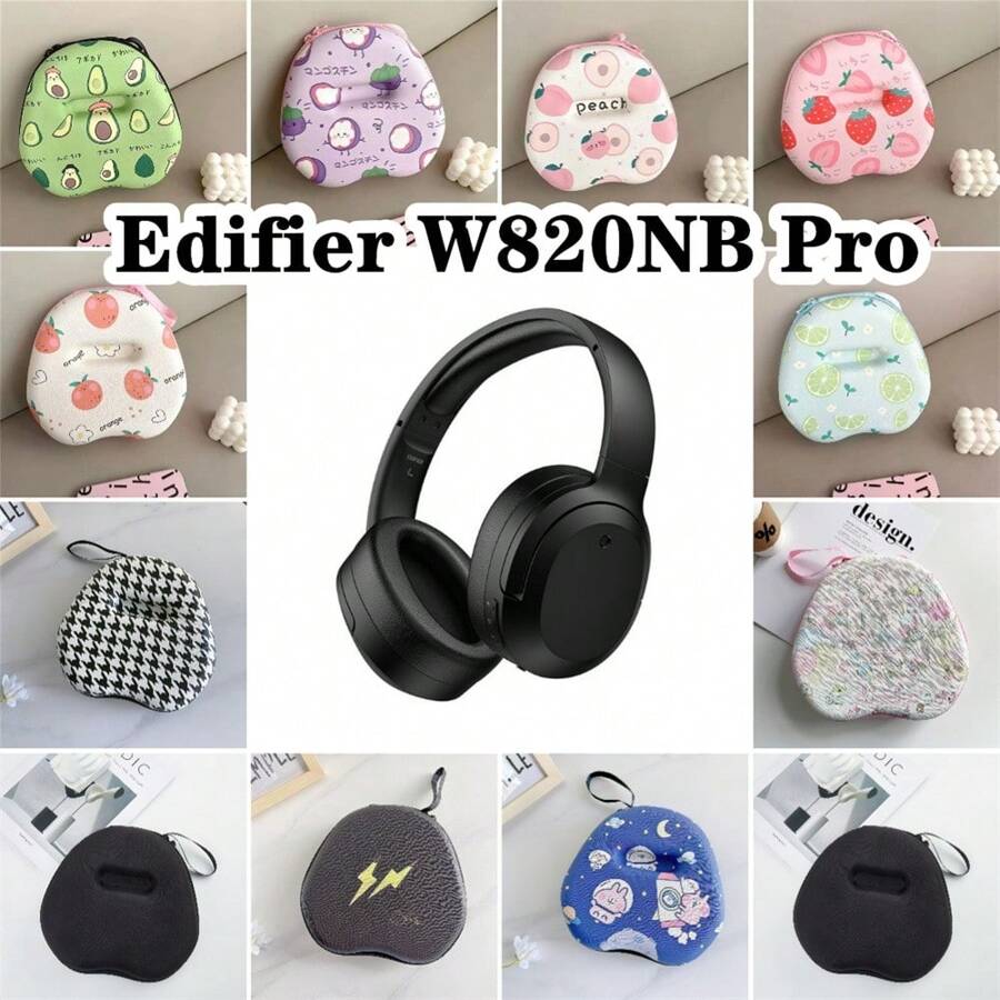 For Edifier W820NB Pro Headphone Case Cute Headset Storage Bag EVA Earpads Casing Box - Multicolor - View 1