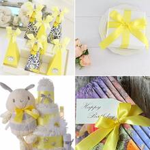 12/6/3 Rollos Satinado Decoracion Colores Listón 4cm 135 Metros, lazos decorativos florales, manualidades DIY, decoración navideña para bodas, tarjetas DIY, envoltura de regalos ,cinta de regalo es adecuado para muchas ocasiones, que se puede aplicar para envolver regalos en la fiesta de boda, fiesta de cumpleaños, graduación, aniversario, Pascua, Acción de Gracias, Halloween, Navidad, Día de la Madre, Día del Padre, Año Nuevo, Bridal Shower, compromiso, etc - Amarillo - Ver 5