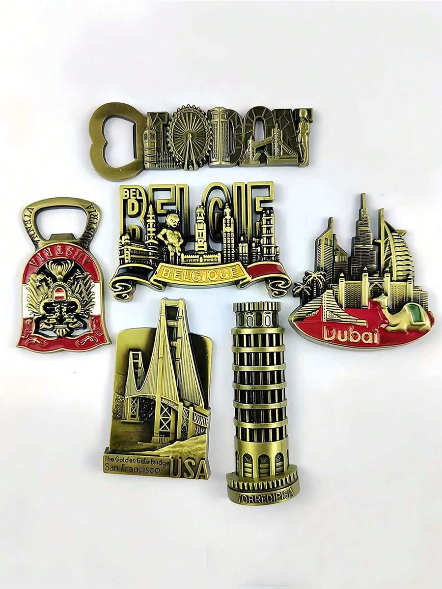 1 件，冰箱贴，旅游纪念品冰箱贴，可爱冰箱贴，白板贴，装饰性冰箱贴，可爱办公室贴，厨房用具，圣诞礼物，家居装饰 - 彩色 - 查看 1