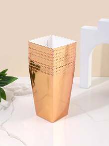 10pcs/Pack Popcorn Boxes, Party Gifts Candy Paper Boxes - Rose Gold - View 4