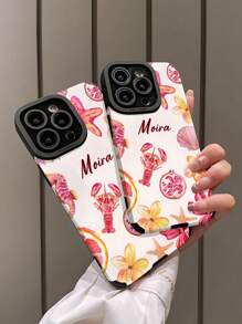 定制 DIY 文字手机壳，兼容 iPhone 15/14 Plus/13 Pro/12 Pro Max/11/6P/7P/XS/XR、Samsung S10/S20/S21/S22/Galaxy A11/A32/A72/A73/NOTE20，垂直皮革防震、防刮、防指纹 TPU 软保护套，非常适合送给自己、伴侣、家人、朋友、生日、周年纪念的个性化礼物 - 黑色 - 查看 4