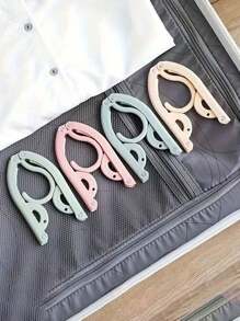 1/3/5/8/10/12/16/18/20pcs Travel Clothes Hanger, Portable Folding Hanger For Travel, Foldable Clothing Hanger Drying Rack Foldable Travel Cloth Hanger Anti-Slip Design Dry Hanger Anti-Slip Hanger For Retail Stores(Random Colors Shipped) Travel Essentials Travel Accessories Travel Must Haves Beach Vacation Summer Holiday School Accessories Back To School Supplies Stuff