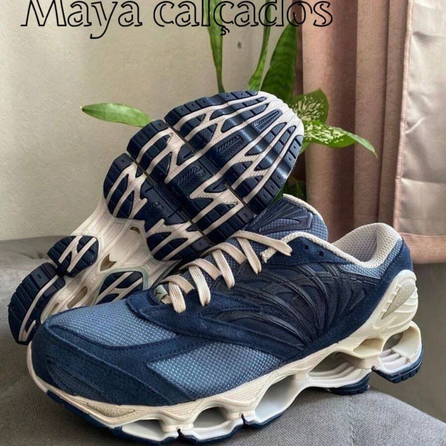 Beige Wave Sneakers Prophecy Ls Lotus Flower 2024 Launch - 海軍陸戰隊 - 查看 1