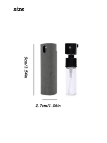 1 件装屏幕清洁剂，适用于所有手机、笔记本电脑和平板电脑屏幕的屏幕清洁剂喷雾，二合一喷雾和超细纤维布 - 彩色 - 查看 2