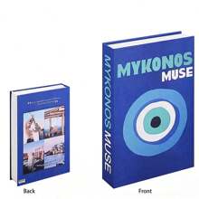 1pc Foldable Colorful Travel Series Decorative Book Ornament, INS Simulated Book Minimalist Desktop Decoration Prop Book Model Best Gifts