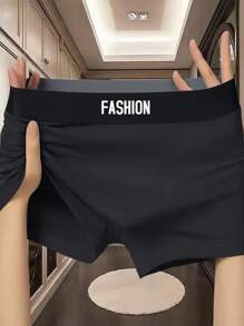3pcs Breathable & Soft  Men Briefs, Elastic & Comfortable, Suitable For Casual Style