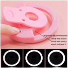 Led Ring Light For Selfie Ring Light Flash Cell Phone Iphone Galaxy Xperia - ngẫu nhiên - Xem 7