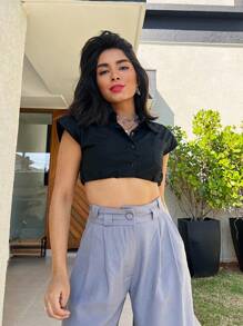 Marrant Fabric Pantaloon Pants - 灰色 - 查看 5