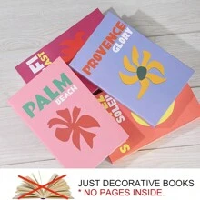 1pc Foldable Colorful Travel Series Decorative Book Ornament, INS Simulated Book Minimalist Desktop Decoration Prop Book Model Best Gifts