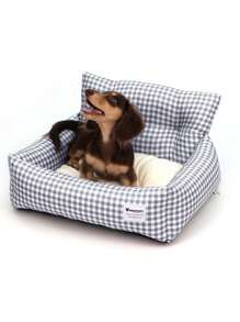 Medium-Small Pet Car Nest - Super Soft Plush Design, Suitable For Comfortable Car Rides, Ideal For Dogs, Perfect For Outdoor Adventures In Autumn And Winter Dog Car Seat Car Seat Covers Dog Car Seat Cover Pet Car Seat - Multicolor - View 9