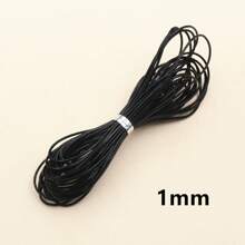 5 Meters Enuine Cow Leather Round Thong DIY Jewelry Making Cords Rope String For Necklace Bracelets - Leather Cords - View 25