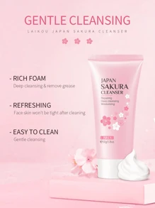 1套保湿修复LAIKOU日本樱花护肤套装，（日本樱花泥面膜5g*12片&日本樱花泥面膜&日本樱花洁面乳50g&八爪鱼洗面刷&发带&日本樱花精华17ml&日本樱花唇膜8g&日本樱花眼霜15g&日本樱花精华霜30g&日本樱花撕拉面膜50g&Ins风礼包（粉红丝带））提升整体完成度护肤礼盒保湿亮白护肤礼包适合女性、妈妈、妻子、姐妹、青少年、女朋友 - 11件套裝(泥膜5g*12) - 查看 9