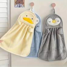 3PCS Small Cute Cartoon Microfiber Towel-Soft, Absorbent, Quick-Drying, Multifunctional, Easy To Hang-A Must In Modern Bathrooms, Kitchens, Living Rooms And Toilets