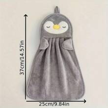 3PCS Small Cute Cartoon Microfiber Towel-Soft, Absorbent, Quick-Drying, Multifunctional, Easy To Hang-A Must In Modern Bathrooms, Kitchens, Living Rooms And Toilets
