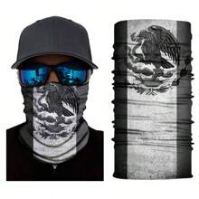 防晒抗紫外线 1 件装男女魔术头巾防晒面罩高弹力防晒钓鱼头巾骑行面罩滑雪面罩,适合骑自行车、骑摩托车和滑雪 - 彩色 - 查看 17