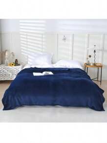 Bed Blankets & Towel Blankets - Navy Blue - View 2